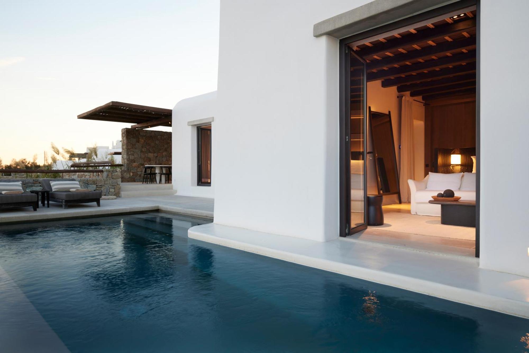 Kalesma Mykonos Hotel ออร์นอส ภายนอก รูปภาพ