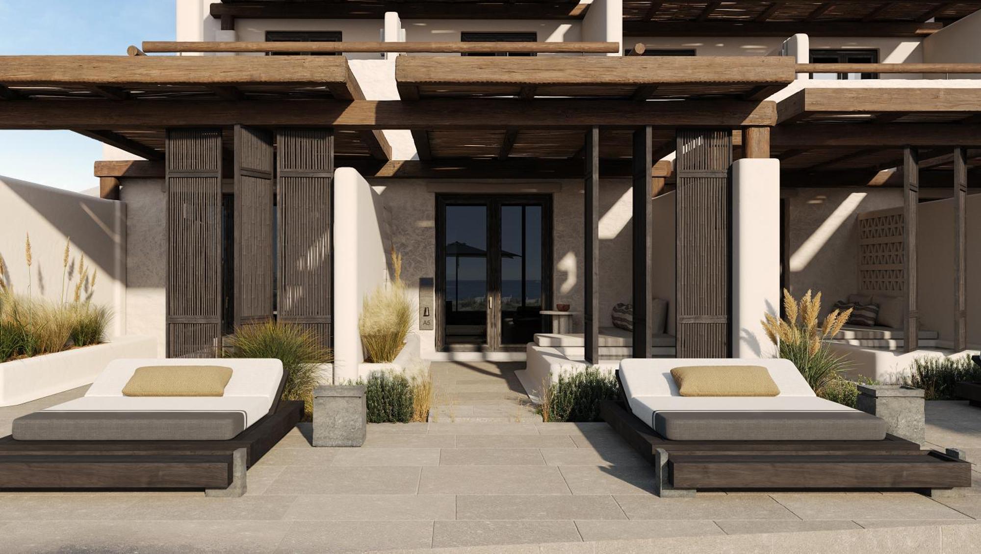 Kalesma Mykonos Hotel ออร์นอส ห้อง รูปภาพ